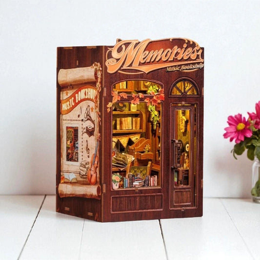 Book Nook DIY Librairie Musique