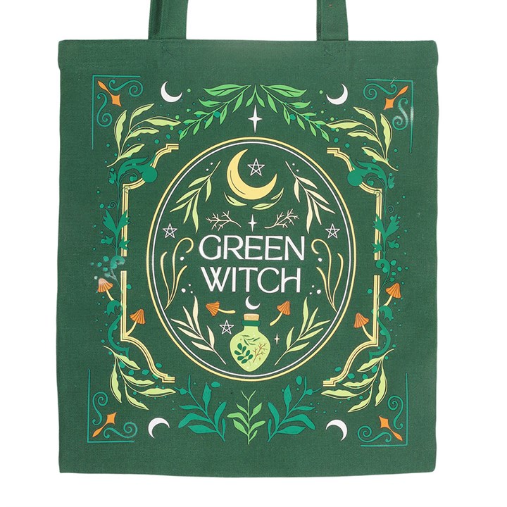 Tote Bag Green Witch - BunBun'S