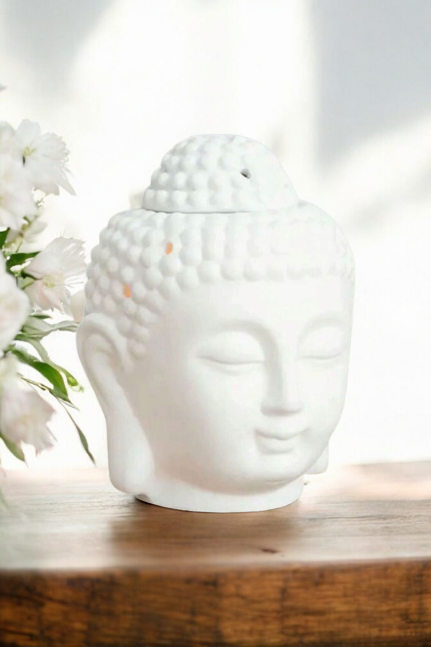 Brûleur Bouddha Blanc