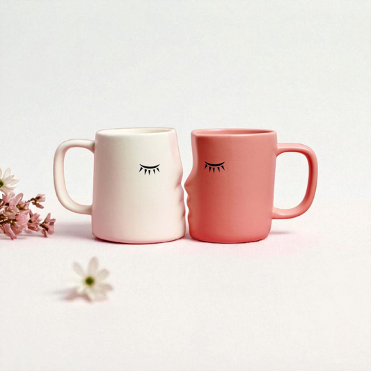 Set de 2 tasses “baiser tendre”