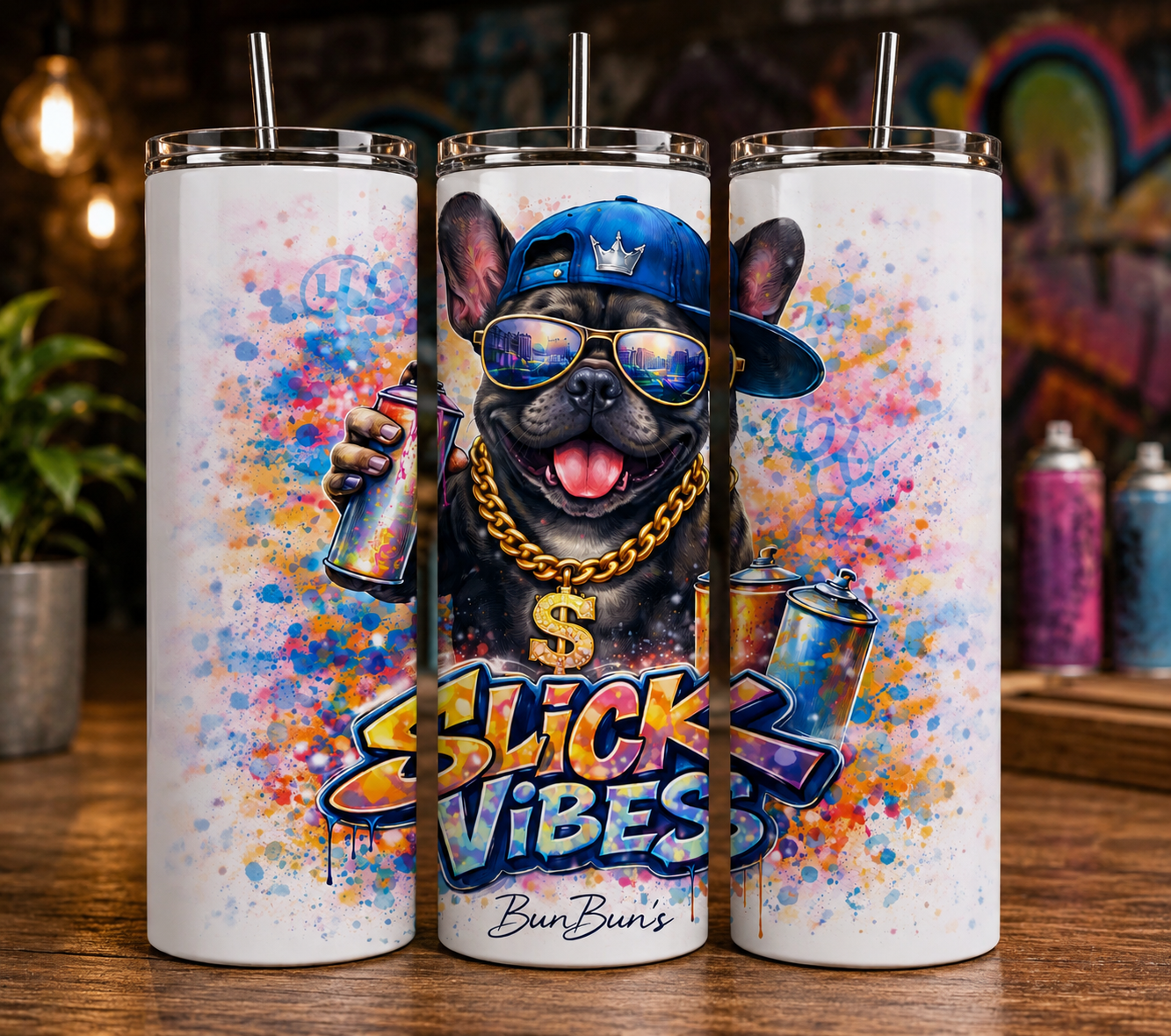 Gobelet Art Urbain "Slick Vibes" - BunBun'S