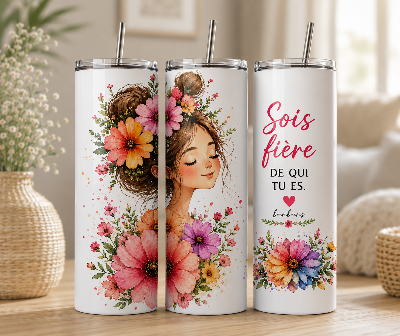 Gobelet Motivation "Sois Fière" - BunBun'S