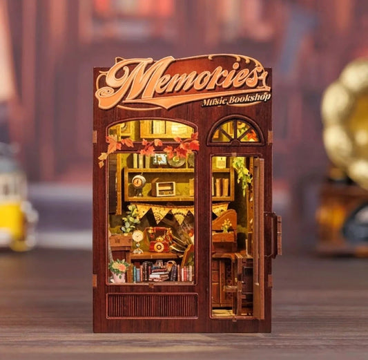 Book Nook DIY Librairie Musique